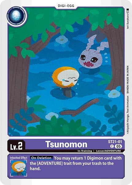 Image for Tsunomon (ST21-01 C) (Starter Deck 21: Hero of Hope) - Digimon Card Game