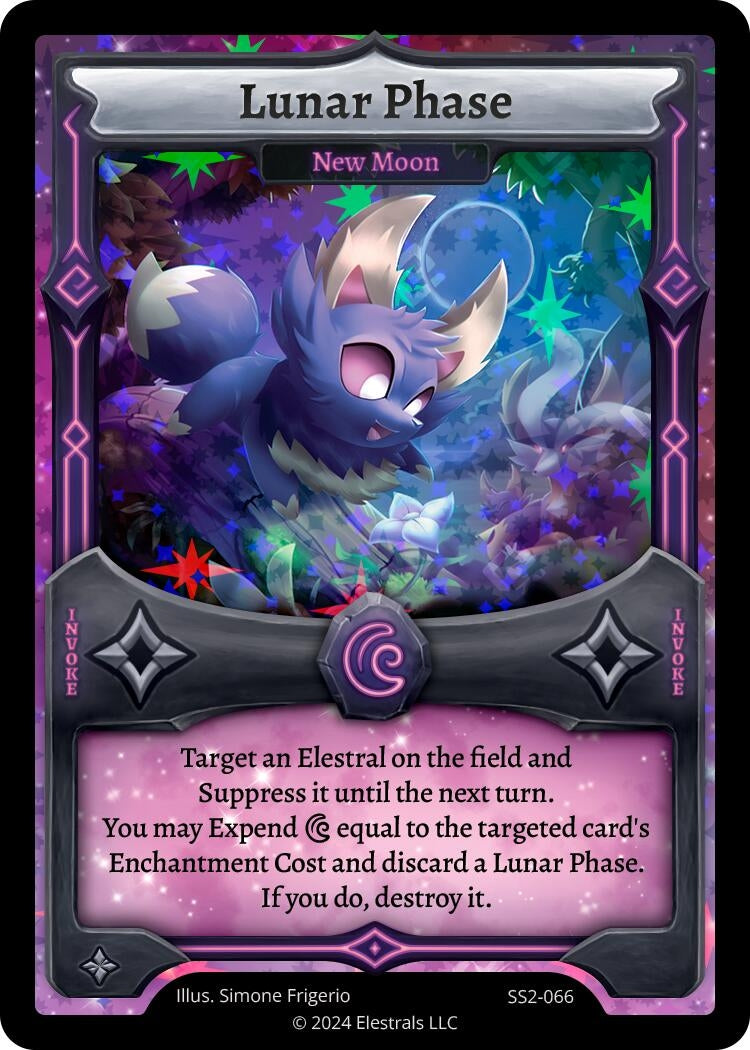 Image for Lunar Phase - New Moon (SS2-066) (Shattered Stars Chapter 2 [SS2]) - Elestrals