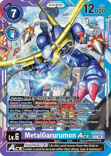 Image for MetalGarurumon ACE (ST21-11 SR) (Starter Deck 21: Hero of Hope) - Digimon Card Game
