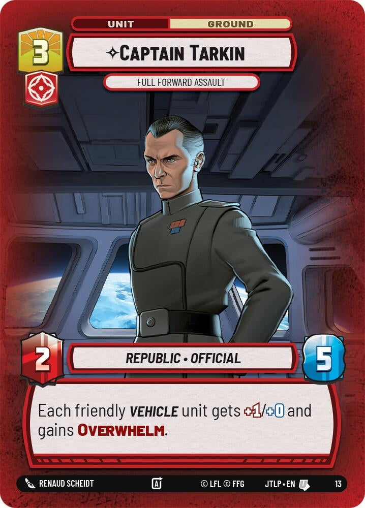 Image for Captain Tarkin - Full Forward Assault (13) (Jump to Lightspeed - Weekly Play Promos) - Star Wars: Unlimited