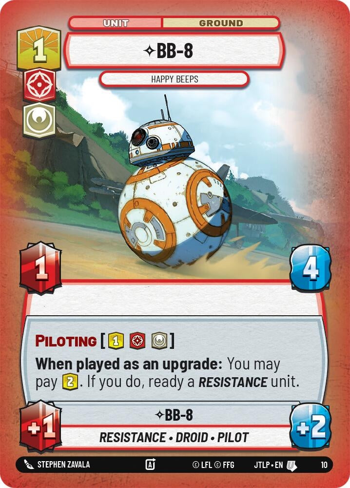 Image for BB-8 - Happy Beeps (10) (Jump to Lightspeed - Weekly Play Promos) - Star Wars: Unlimited