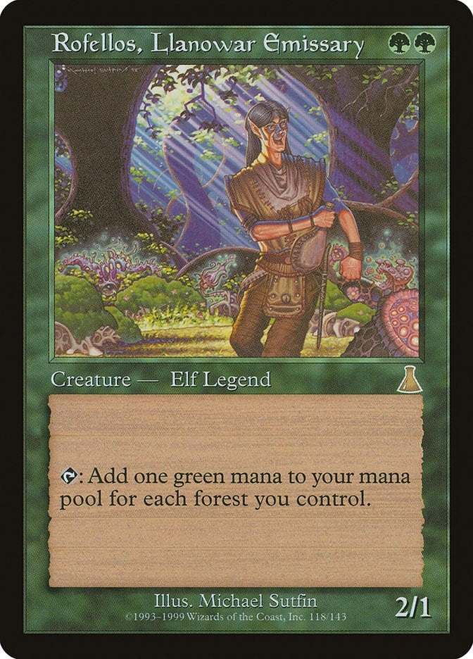 Rofellos Llanowar Emissary (118) [UDS] - MTG Single