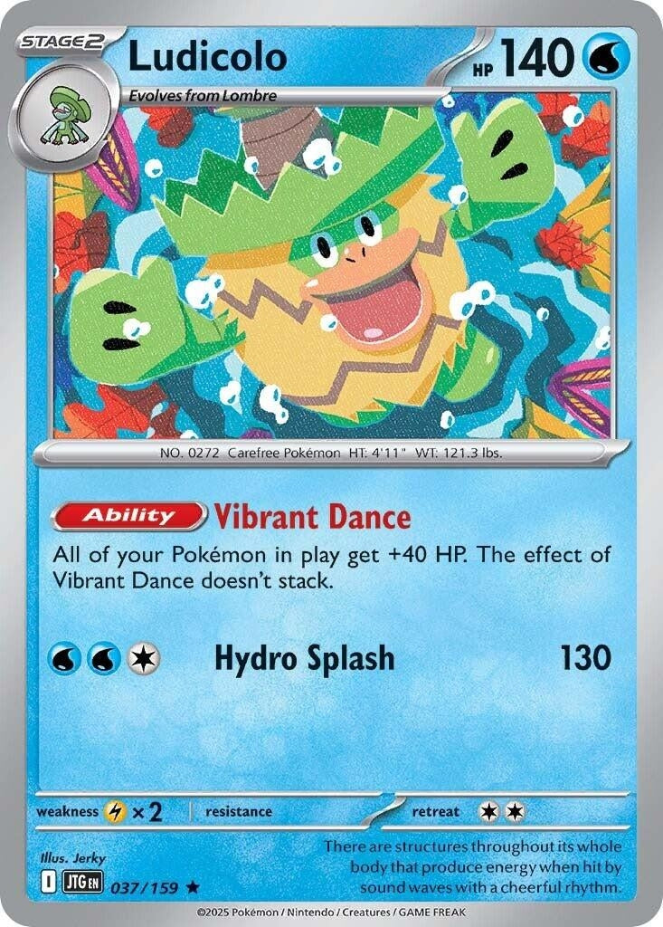 Image for Ludicolo (037/159) (SV09: Journey Together) - Pokemon