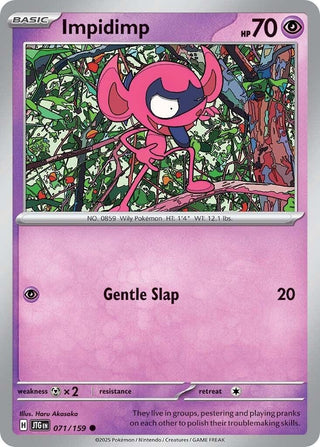 Image for Impidimp (071/159) (SV09: Journey Together) - Pokemon