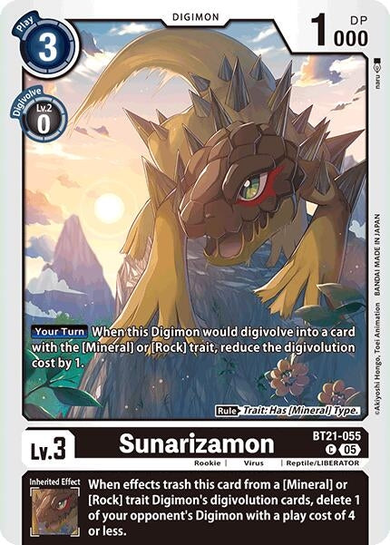 Sunarizamon (BT21-055 C) (World Convergence)