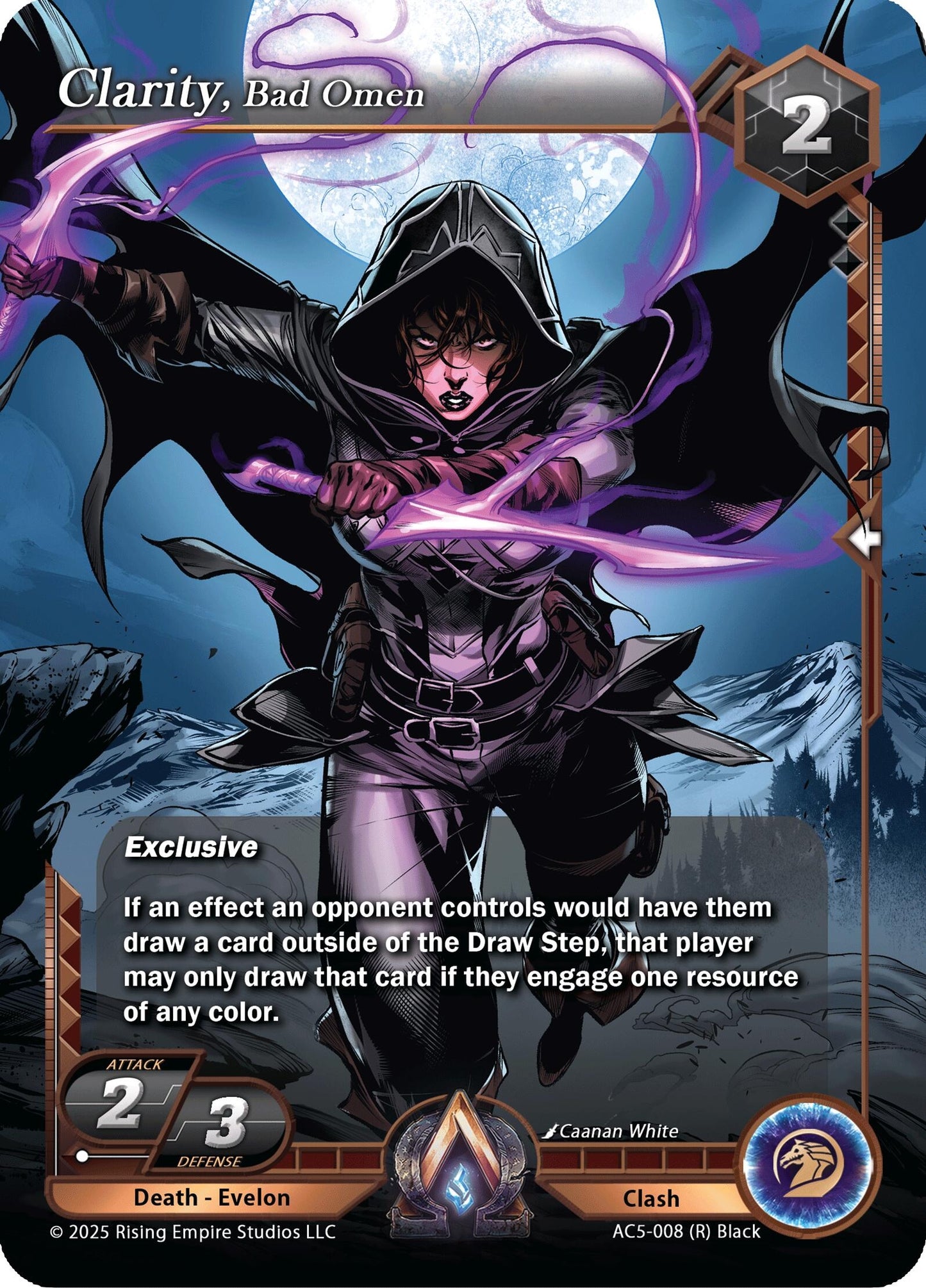 Image for Clarity, Bad Omen (AC5-008) (AC5) - Alpha Clash