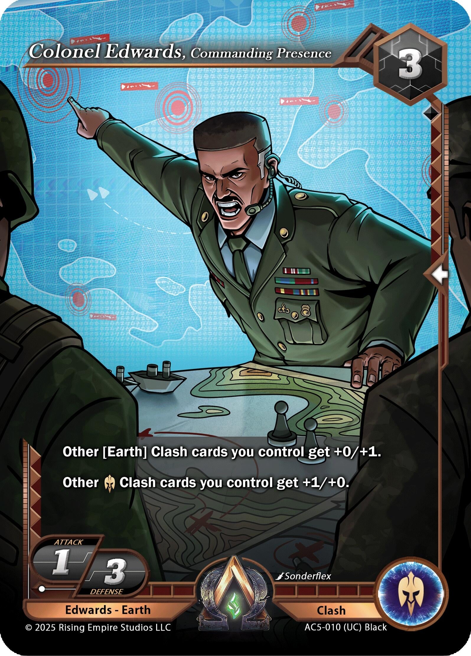 Image for Colonel Edwards, Commanding Presence (AC5-010) (AC5) - Alpha Clash