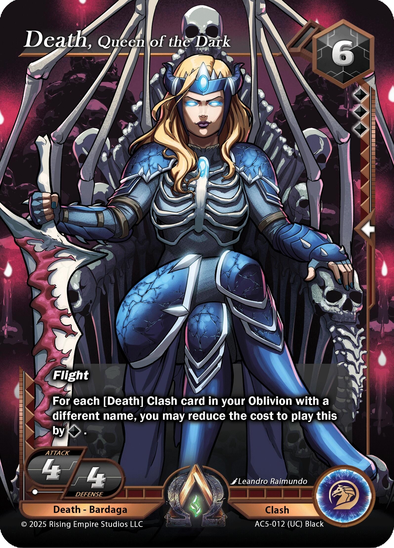 Image for Death, Queen of the Dark (AC5-012) (AC5) - Alpha Clash