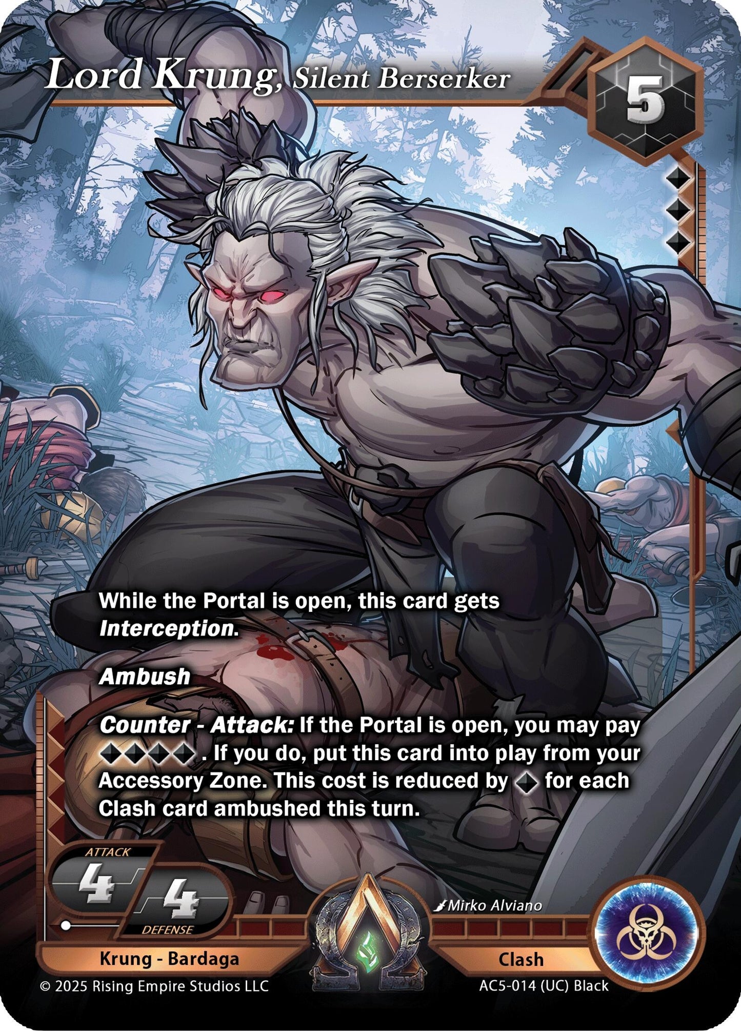 Image for Lord Krung, Silent Berserker (AC5-014) (AC5) - Alpha Clash
