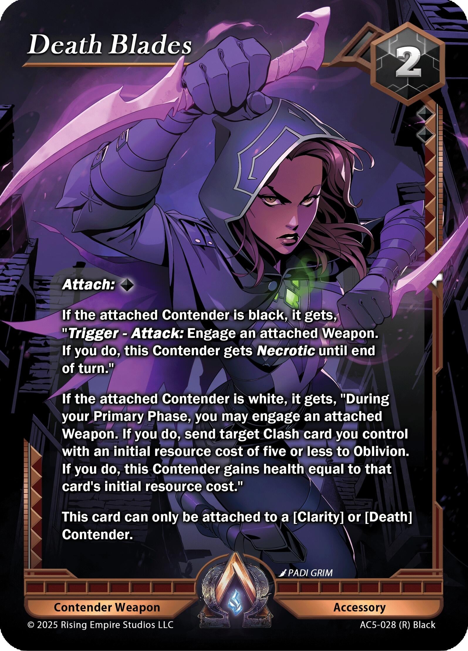 Image for Death Blades (AC5-028) (AC5) - Alpha Clash