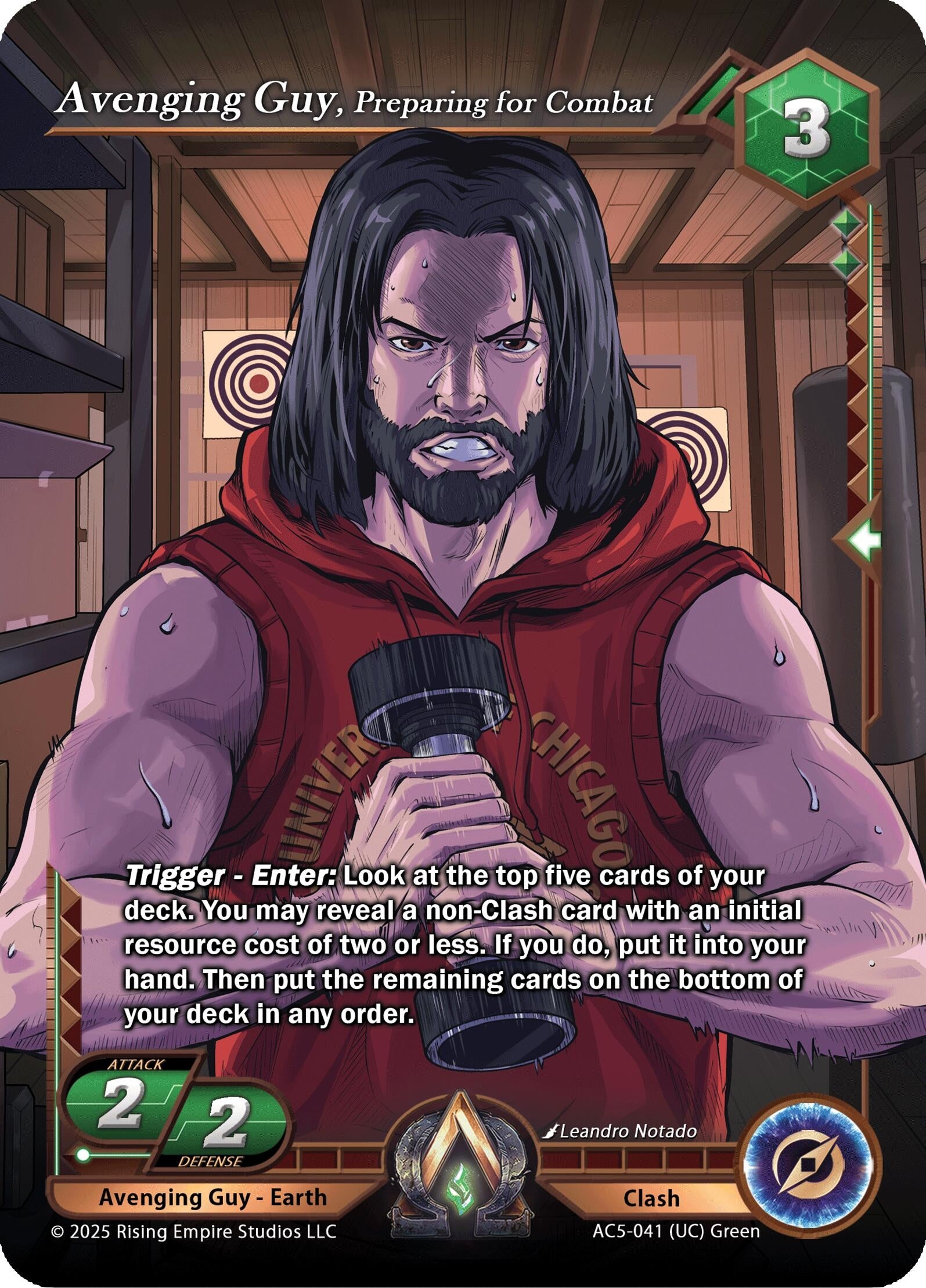 Image for Avenging Guy, Preparing for Combat (AC5-041) (AC5) - Alpha Clash