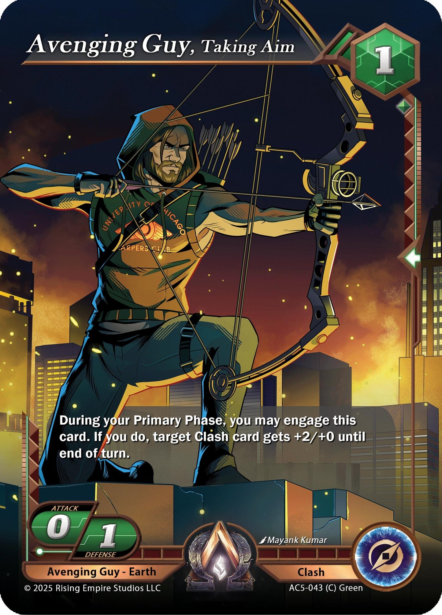 Image for Avenging Guy, Taking Aim (AC5-043) (AC5) - Alpha Clash