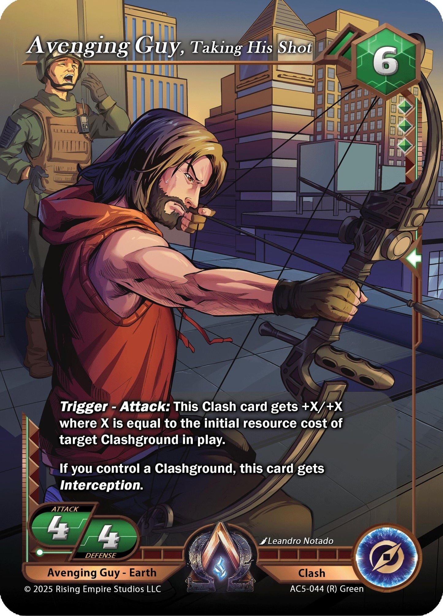 Image for Avenging Guy, Taking His Shot (AC5-044) (AC5) - Alpha Clash