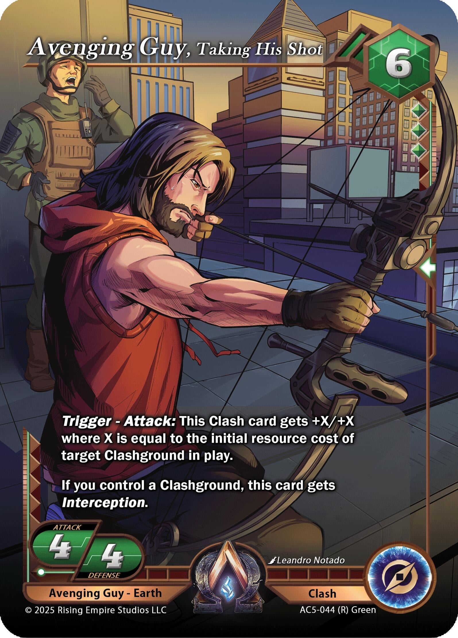 Image for Avenging Guy, Taking His Shot (AC5-044) (AC5) - Alpha Clash