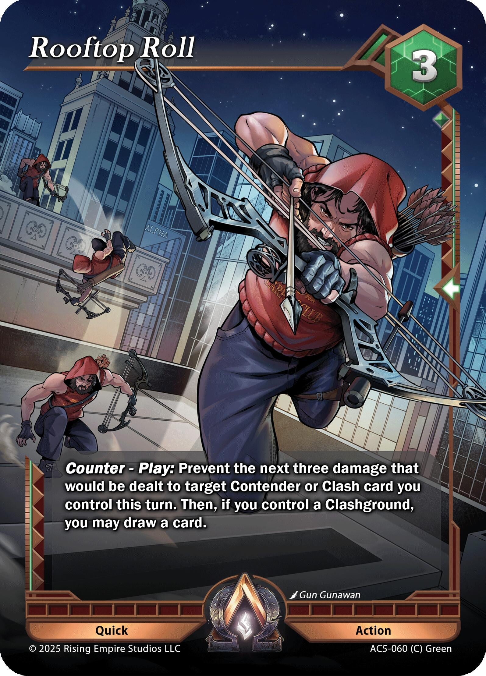 Image for Rooftop Roll (AC5-060) (AC5) - Alpha Clash