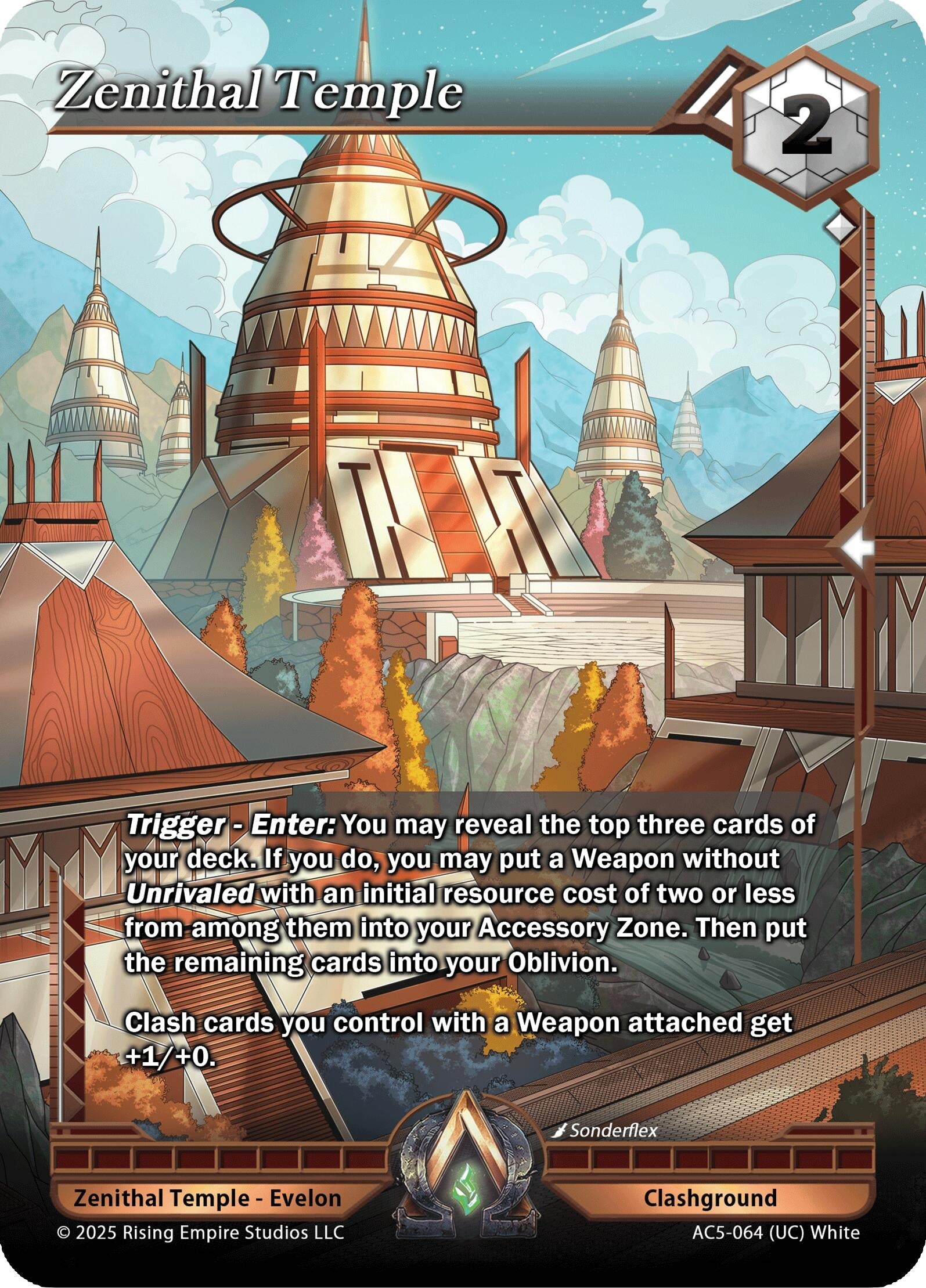Image for Zenithal Temple (AC5-064) (AC5) - Alpha Clash