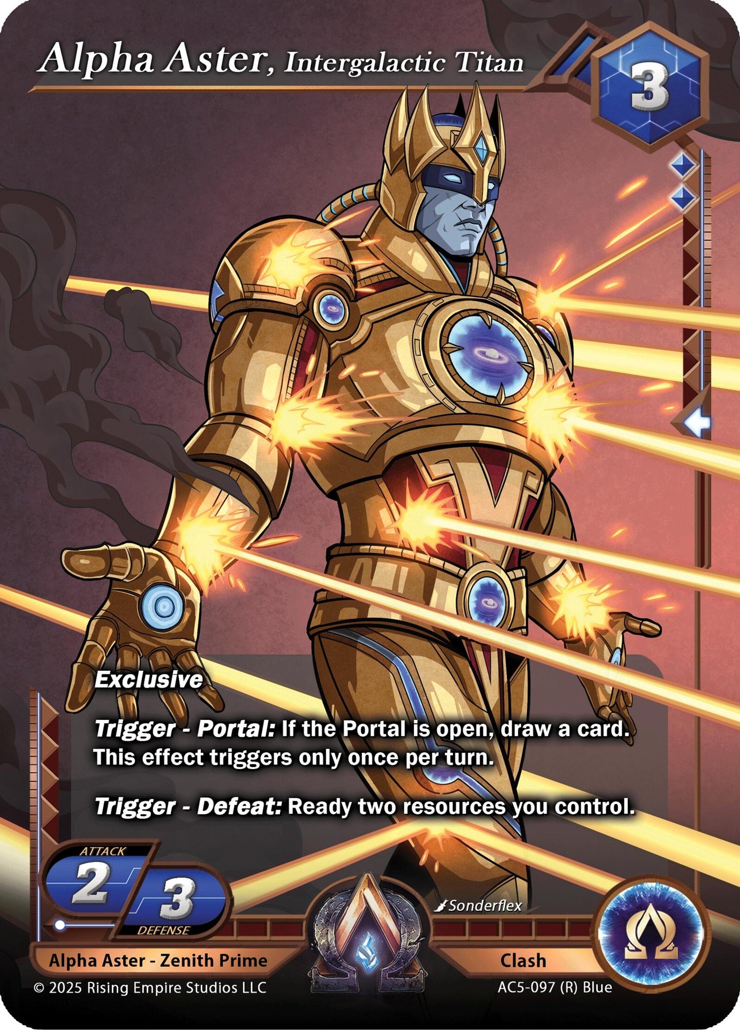Image for Alpha Aster, Intergalactic Titan (AC5-097) (AC5) - Alpha Clash