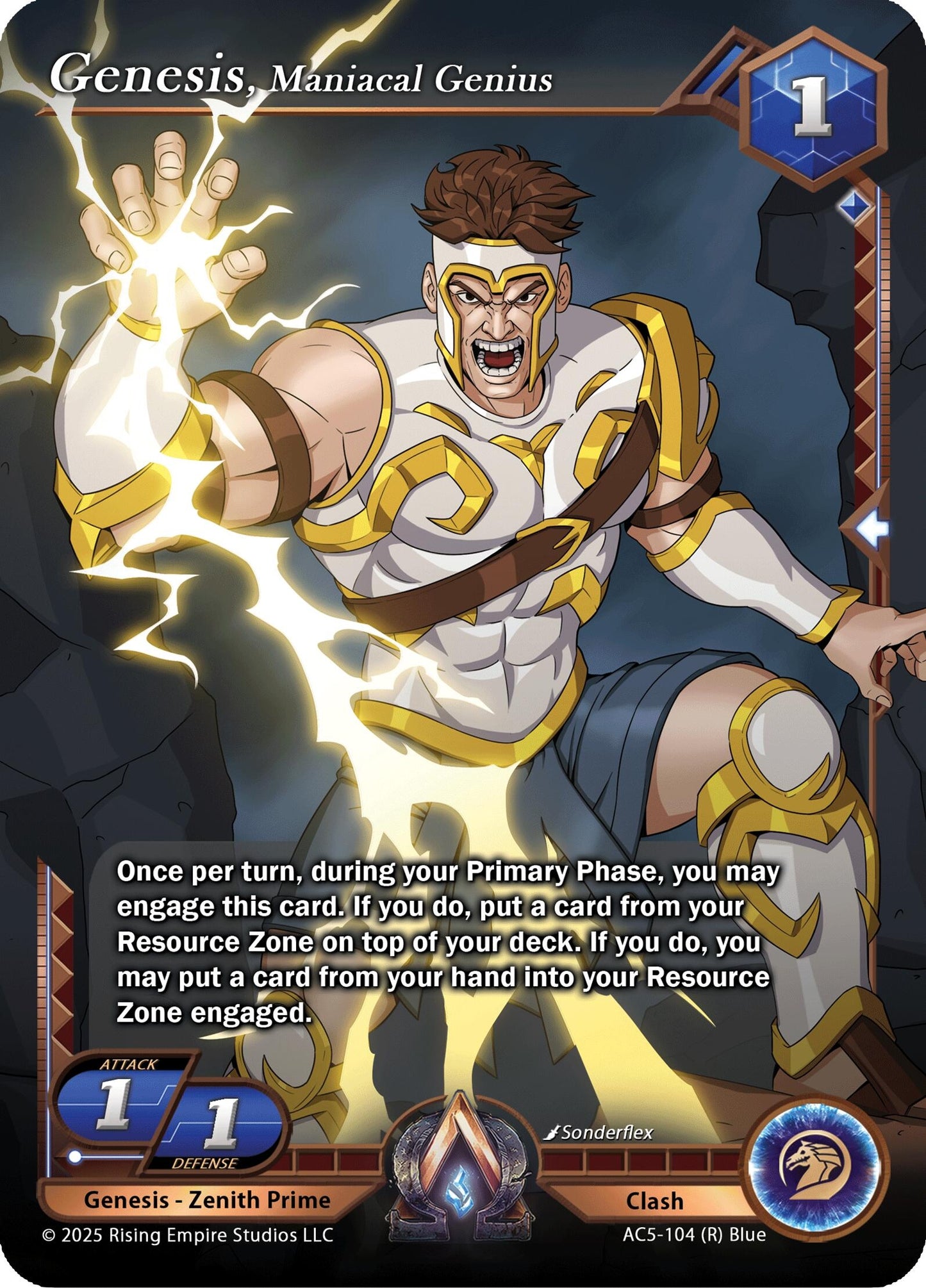 Image for Genesis, Maniacal Genius (AC5-104) (AC5) - Alpha Clash