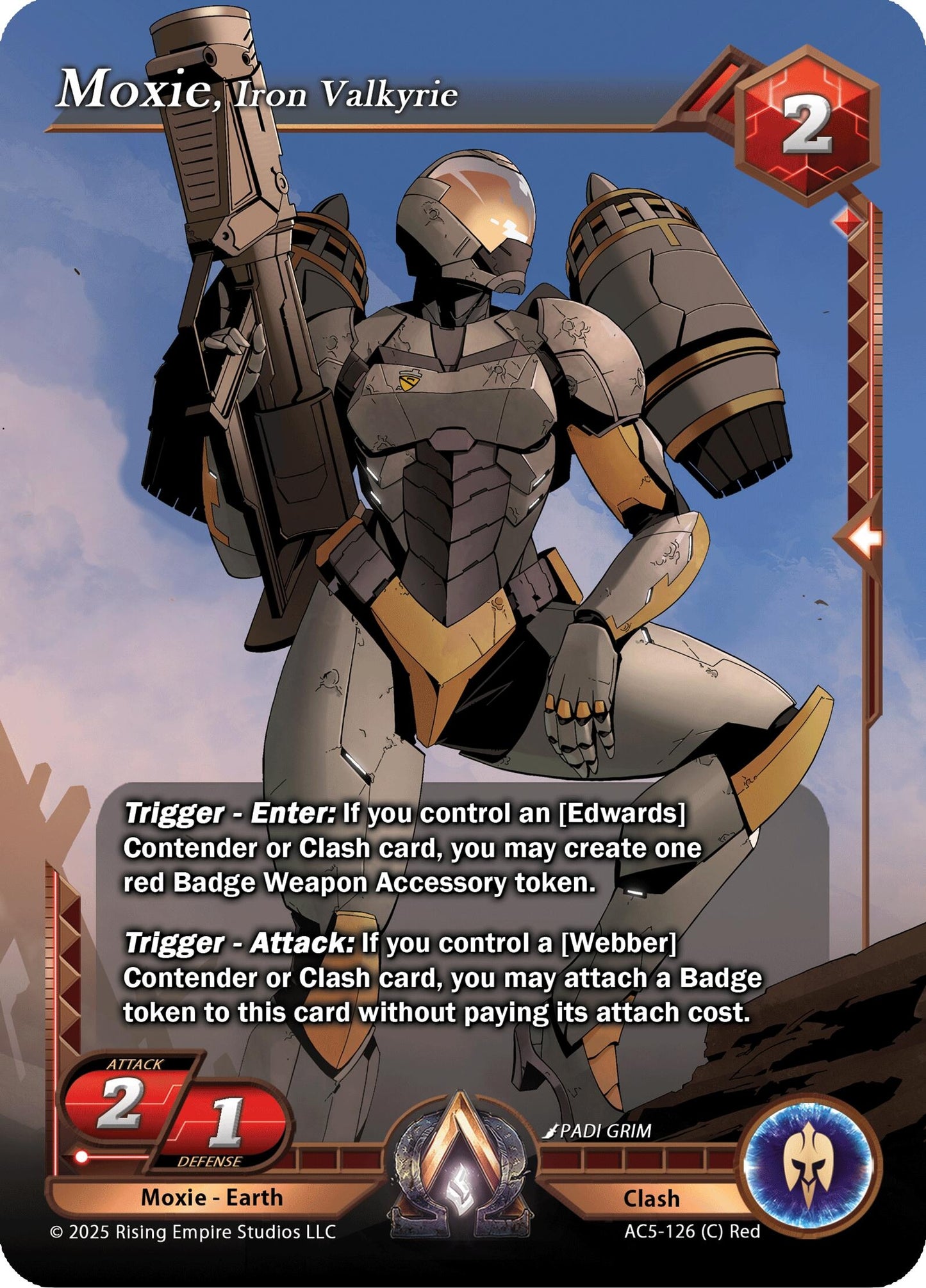 Image for Moxie, Iron Valkryie (AC5-126) (AC5) - Alpha Clash