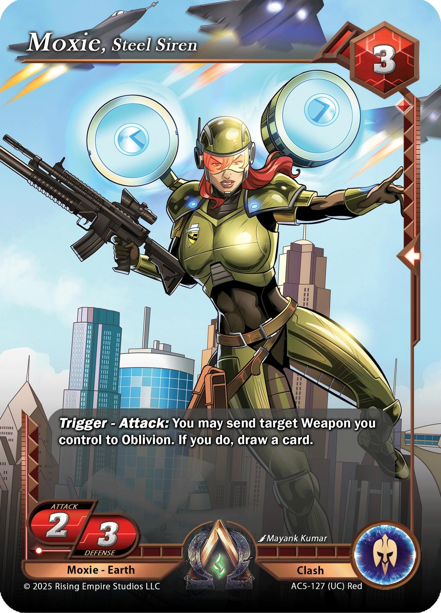 Image for Moxie, Steel Siren (AC5-127) (AC5) - Alpha Clash