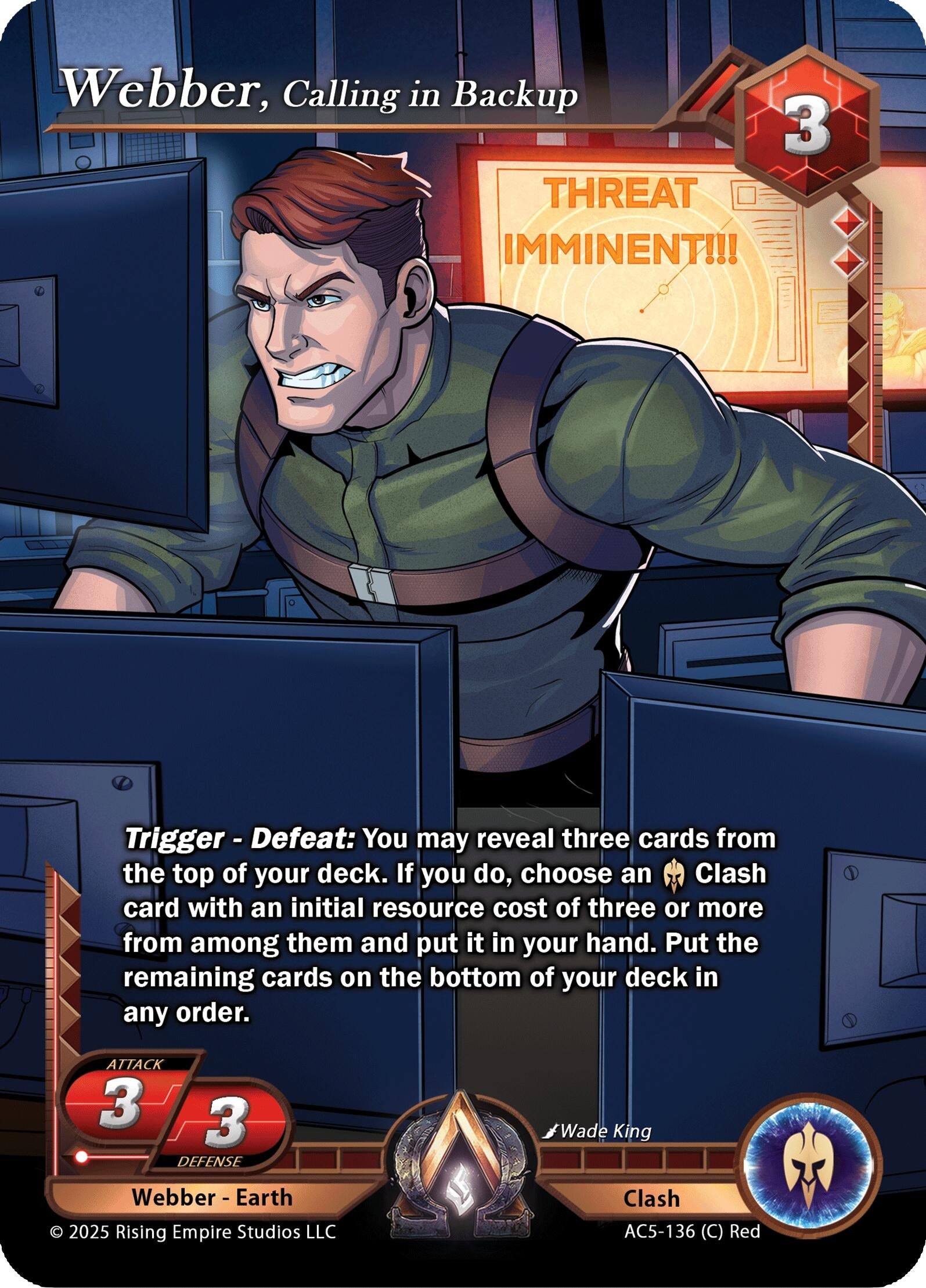 Image for Webber, Calling in Backup (AC5-136) (AC5) - Alpha Clash