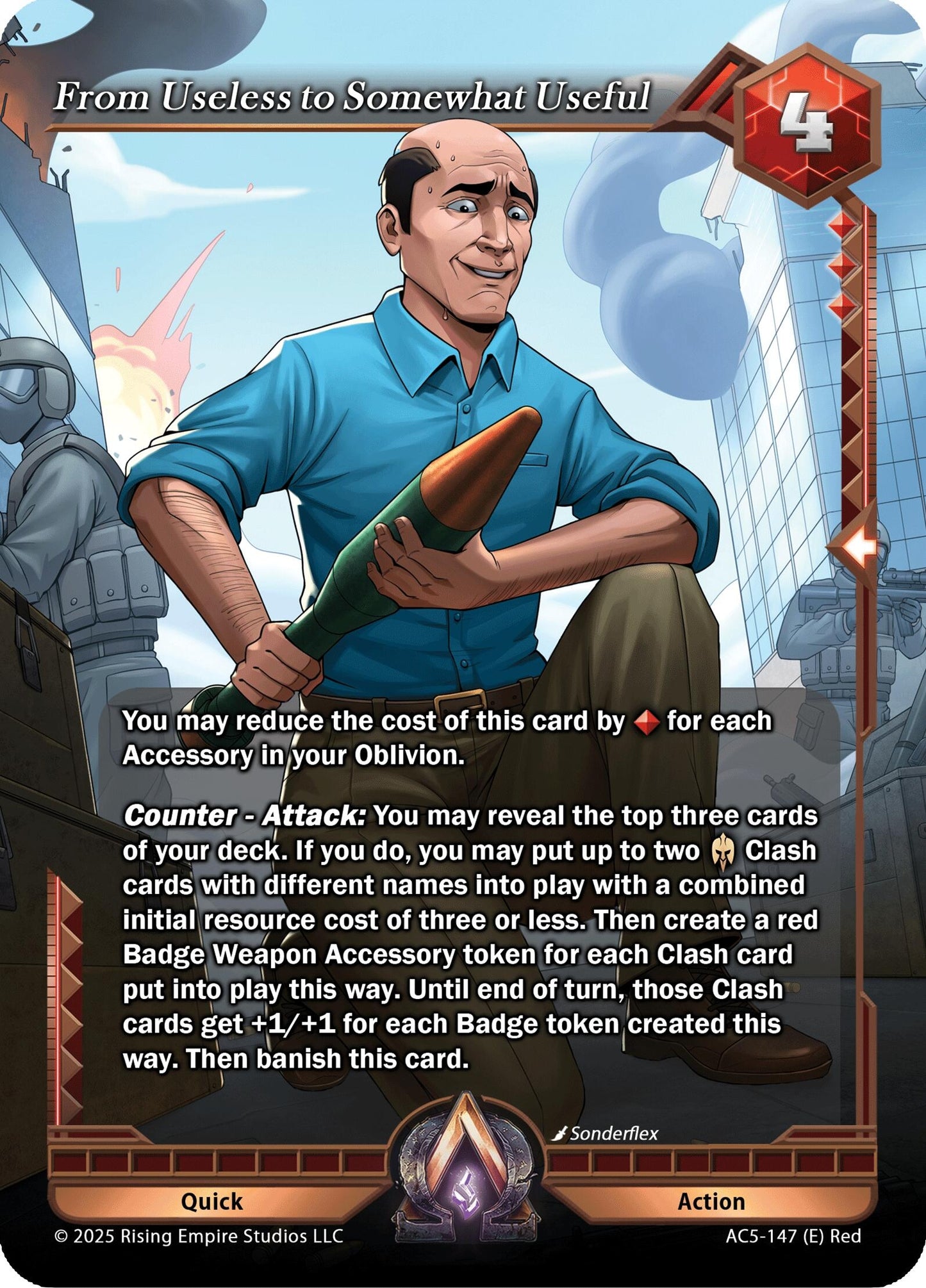 Image for From Useless to Somewhat Useful (AC5-147) (AC5) - Alpha Clash