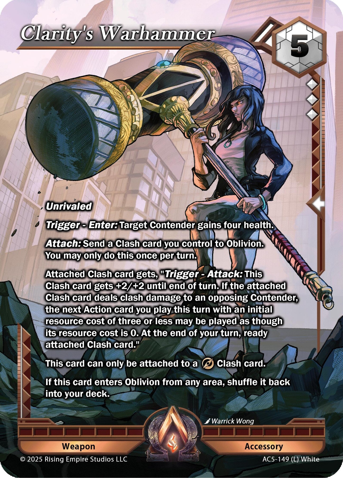 Image for Clarity's Warhammer (AC5-149) (AC5) - Alpha Clash