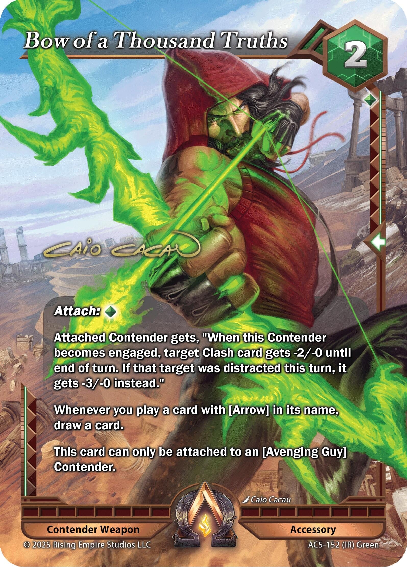 Image for Bow of a Thousand Truths (Iconic Rare) (AC5-152) (AC5) - Alpha Clash