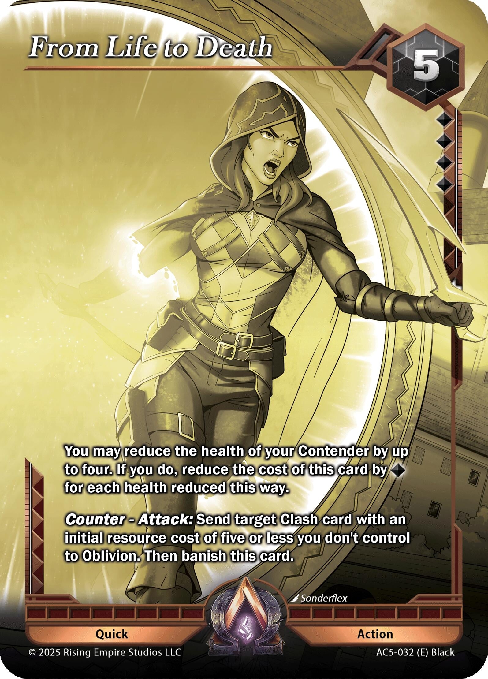 Image for From Life to Death (Gold Chase) (AC5-032) (AC5) - Alpha Clash
