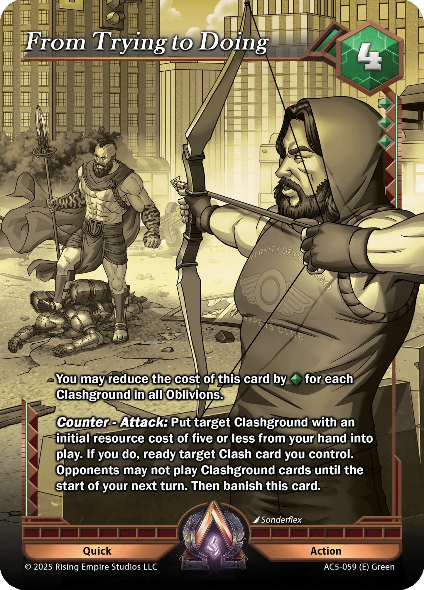 Image for From Trying to Doing (Gold Chase) (AC5-059) (AC5) - Alpha Clash