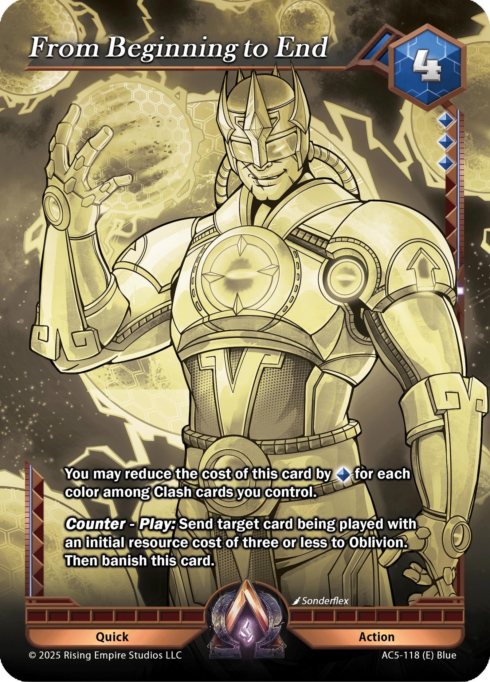 Image for From Beginning to End (Gold Chase) (AC5-118) (AC5) - Alpha Clash