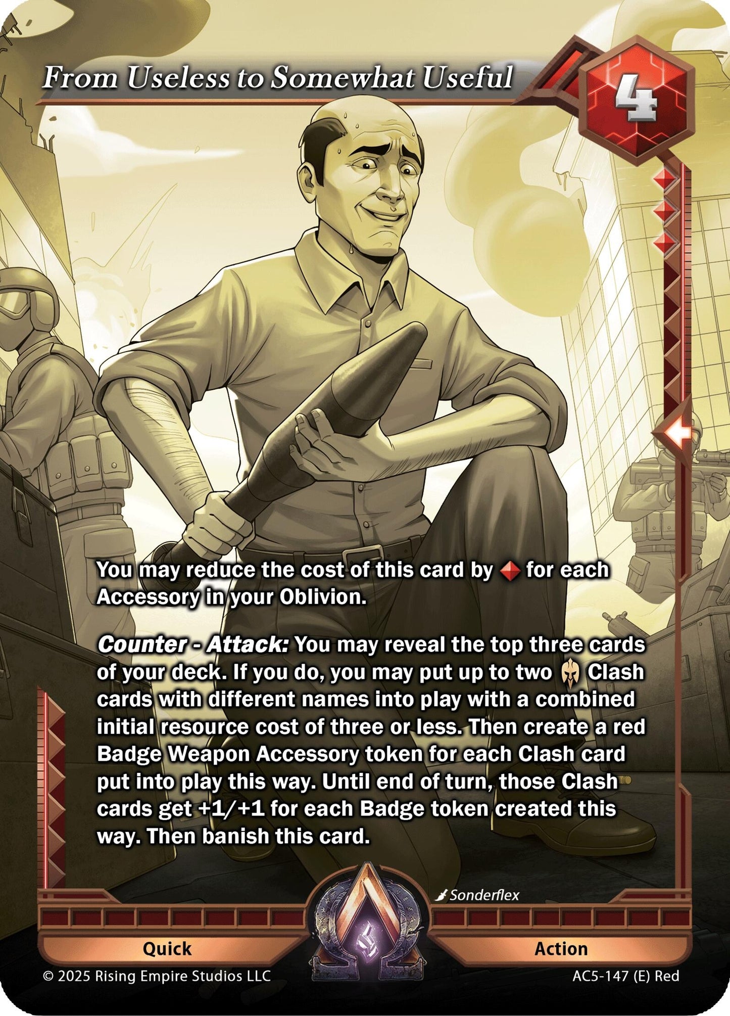 Image for From Useless to Somewhat Useful (Gold Chase) (AC5-147) (AC5) - Alpha Clash