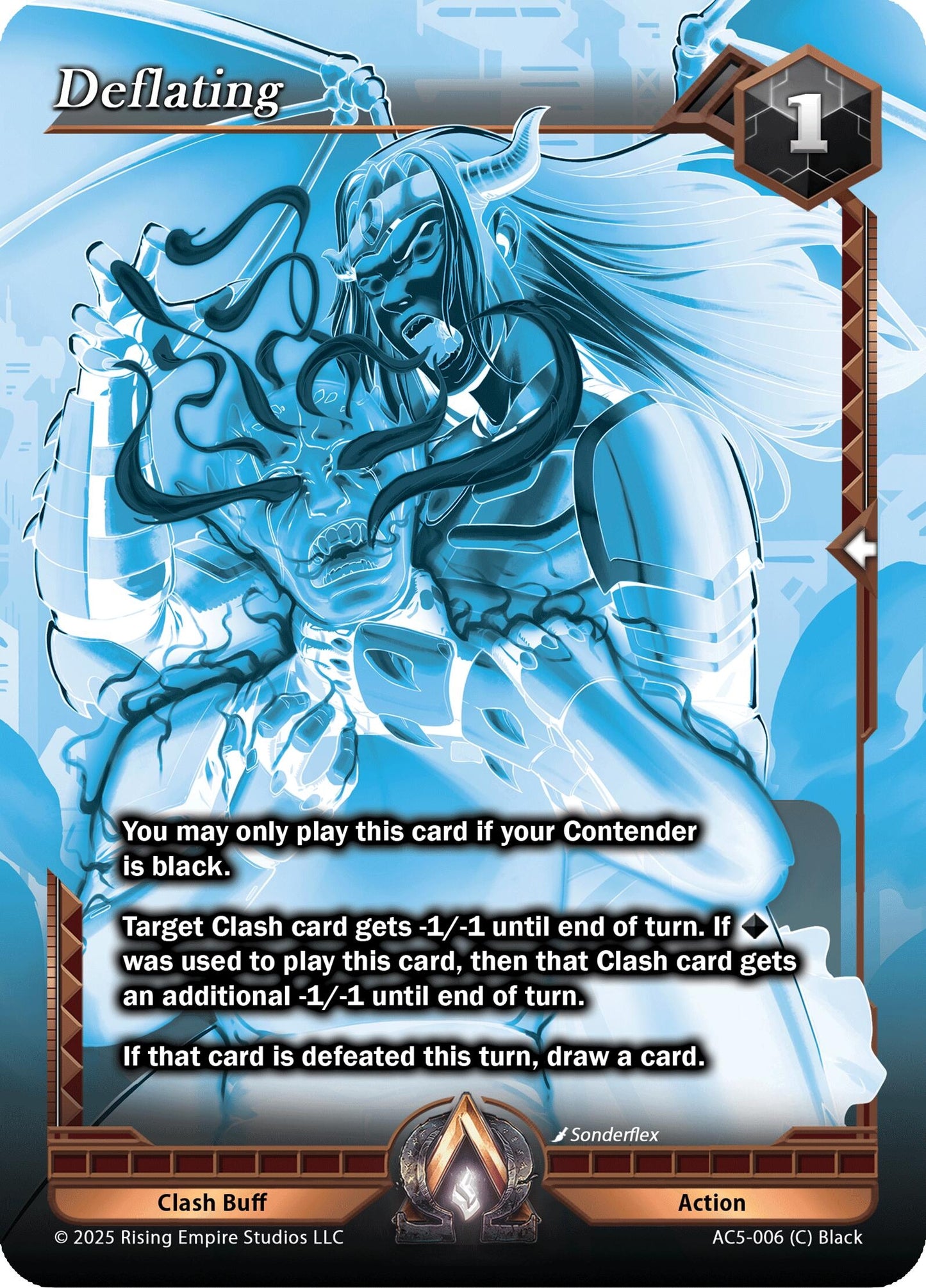 Image for Deflating (X-RAY CHASE) (AC5-006) (AC5) - Alpha Clash