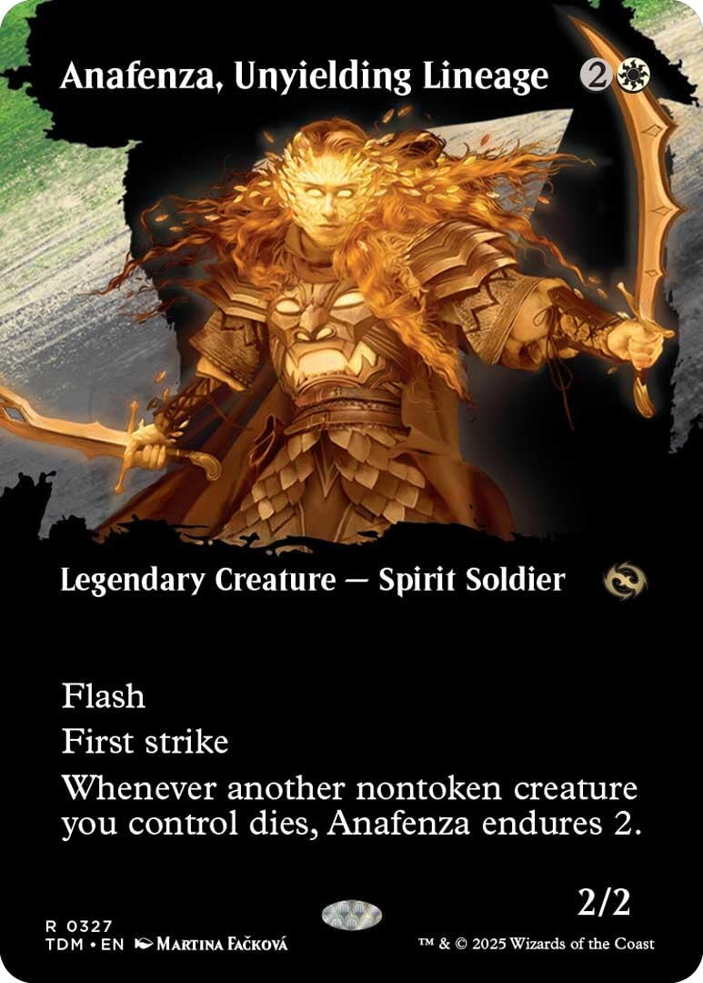 Image for Anafenza, Unyielding Lineage (Borderless) (327) (Tarkir: Dragonstorm) - Magic: The Gathering
