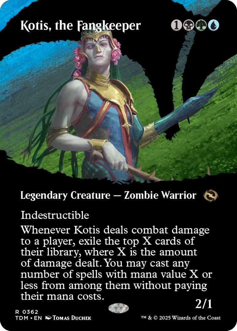 Image for Kotis, the Fangkeeper (Borderless) (362) (Tarkir: Dragonstorm) - Magic: The Gathering