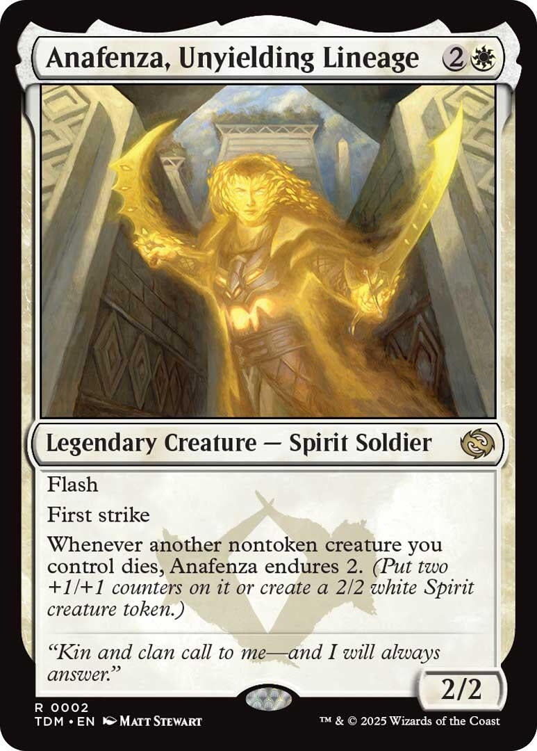 Image for Anafenza, Unyielding Lineage (2) (Tarkir: Dragonstorm) - Magic: The Gathering