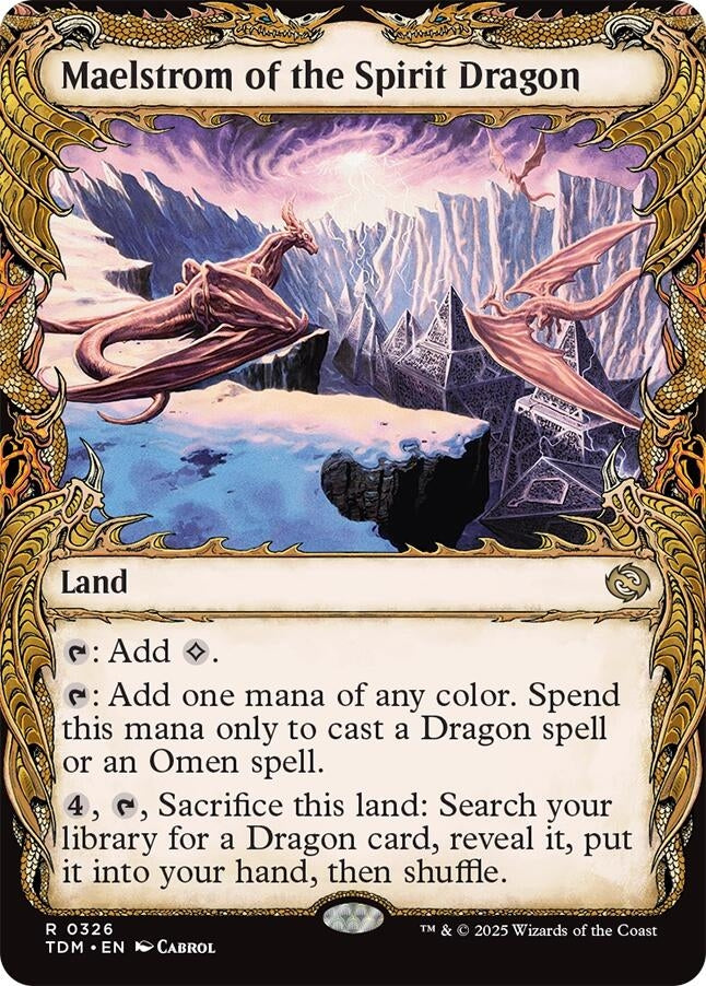 Image for Maelstrom of the Spirit Dragon (Showcase) (326) (Tarkir: Dragonstorm) - Magic: The Gathering