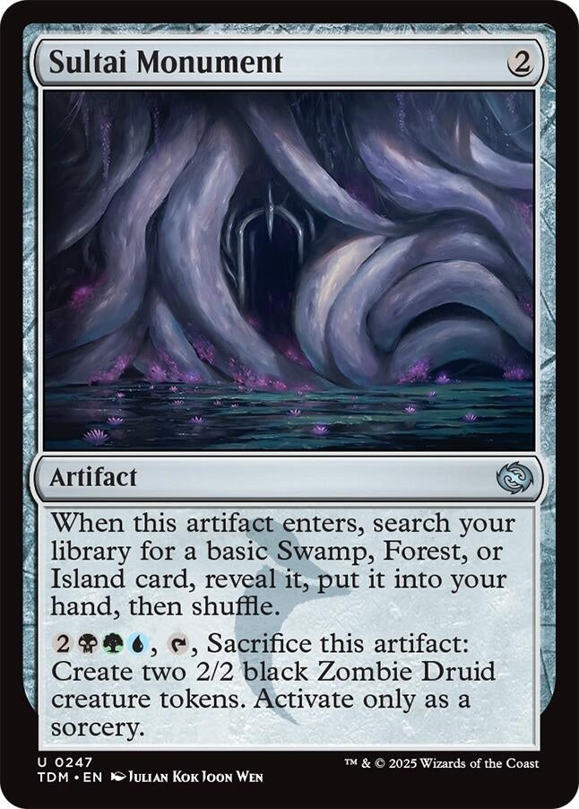 Image for Sultai Monument (247) (Tarkir: Dragonstorm) - Magic: The Gathering