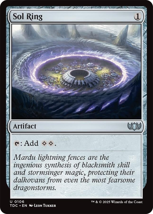 Image for Sol Ring (106) (Commander: Tarkir: Dragonstorm) - Magic: The Gathering