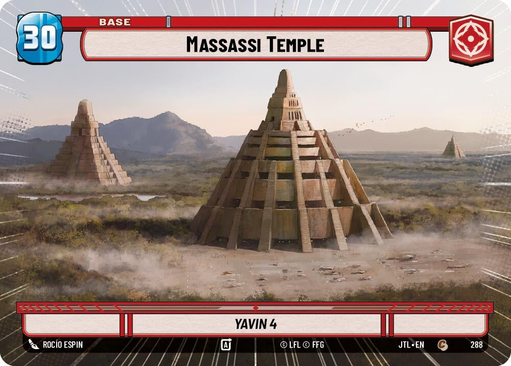 Image for Massassi Temple // TIE Fighter (Hyperspace) (288 // T05) (Jump to Lightspeed) - Star Wars: Unlimited