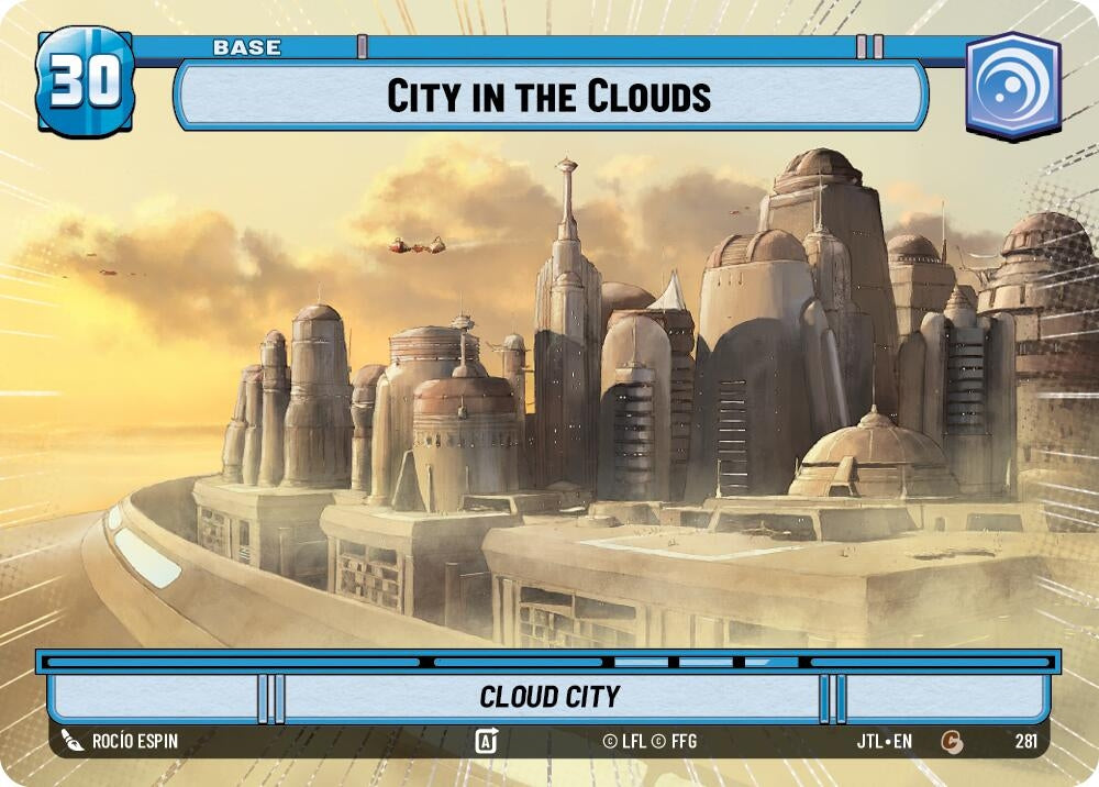 Image for City in the Clouds // TIE Fighter (Hyperspace) (281 // T05) (Jump to Lightspeed) - Star Wars: Unlimited