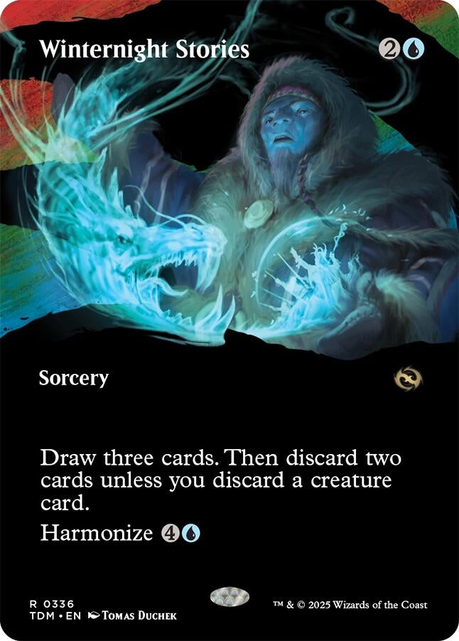 Image for Winternight Stories (Borderless) (336) (Tarkir: Dragonstorm) - Magic: The Gathering