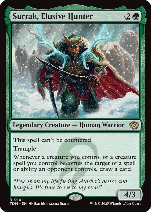 Image for Surrak, Elusive Hunter (161) (Tarkir: Dragonstorm) - Magic: The Gathering