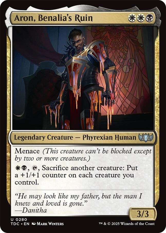 Image for Aron, Benalia's Ruin (280) (Commander: Tarkir: Dragonstorm) - Magic: The Gathering