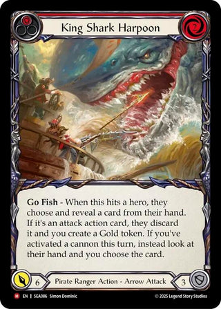Image for King Shark Harpoon (SEA086) (High Seas) - Flesh and Blood TCG