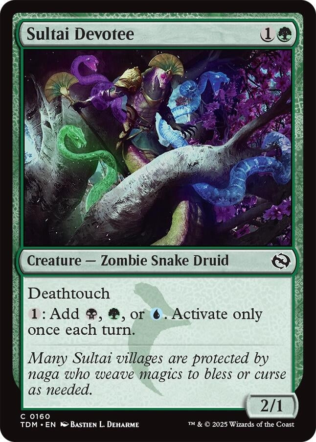 Image for Sultai Devotee (160) (Tarkir: Dragonstorm) - Magic: The Gathering