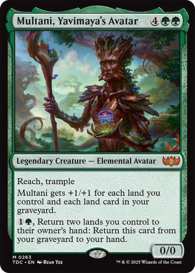 Image for Multani, Yavimaya's Avatar (263) (Commander: Tarkir: Dragonstorm) - Magic: The Gathering