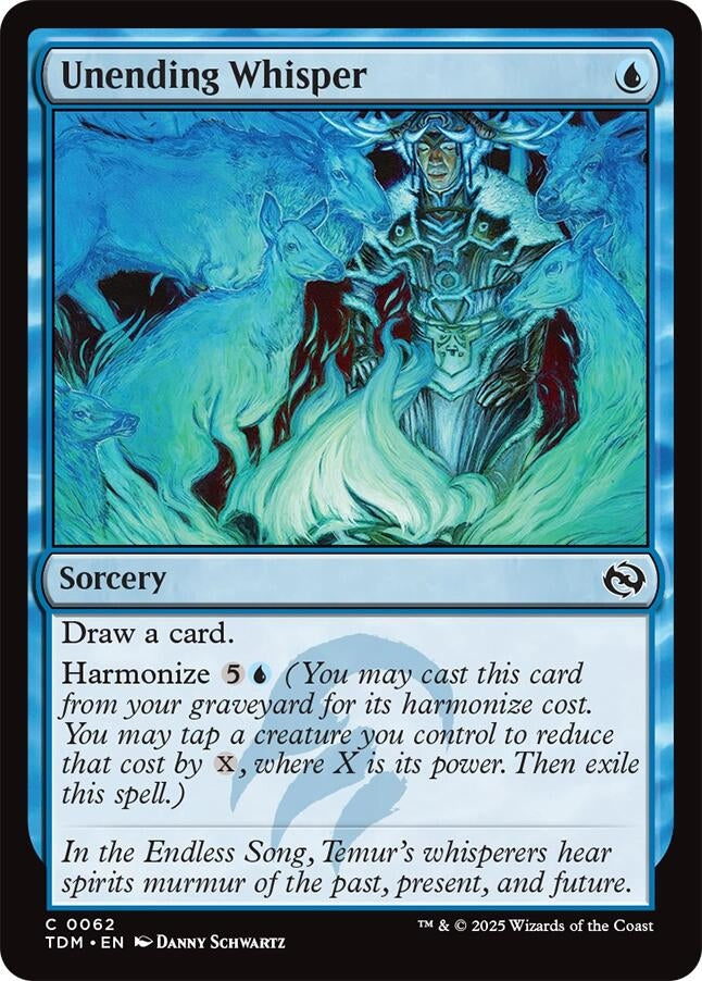 Image for Unending Whisper (62) (Tarkir: Dragonstorm) - Magic: The Gathering