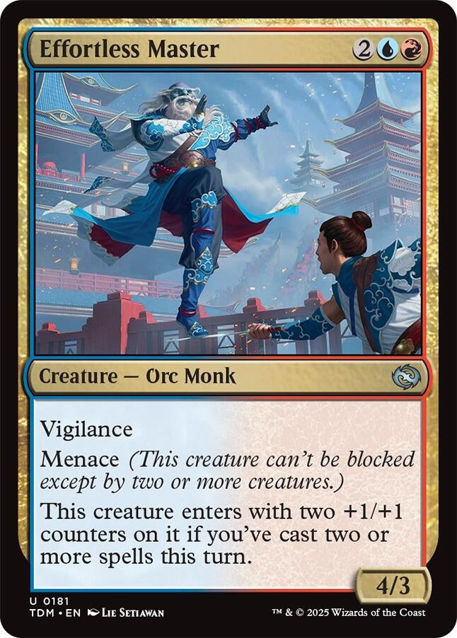 Image for Effortless Master (181) (Tarkir: Dragonstorm) - Magic: The Gathering