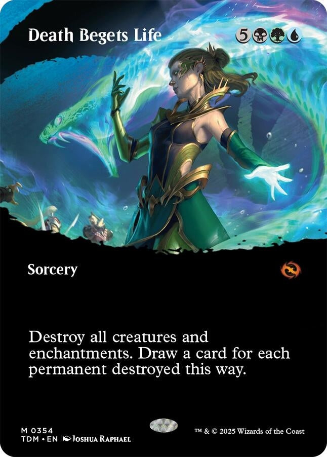 Image for Death Begets Life (Borderless) (354) (Tarkir: Dragonstorm) - Magic: The Gathering
